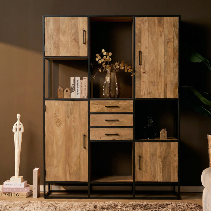 Vakkenkast Dakota Supreme | Naturel 160cm