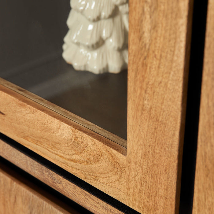 Vitrinekast RichWood | Naturel 100cm