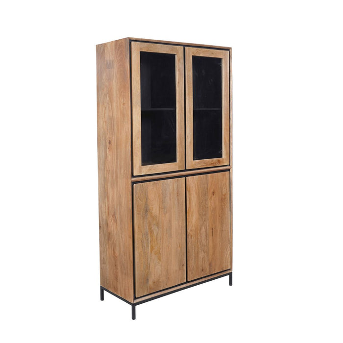 Vitrinekast RichWood | Naturel 100cm