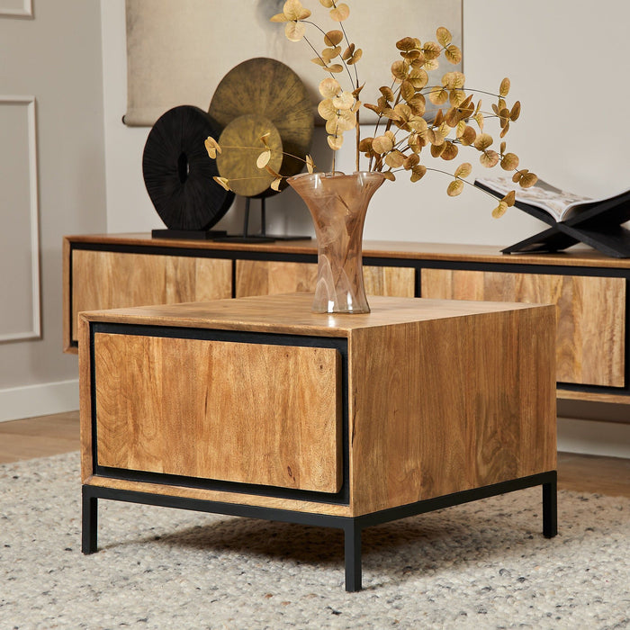 Bijzettafel RichWood | Naturel 60cm