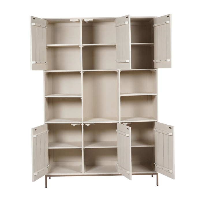Vakkenkast Madison | Sand 135cm
