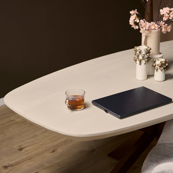 Ovale Eettafel Madison Deens ovaal | Zand
