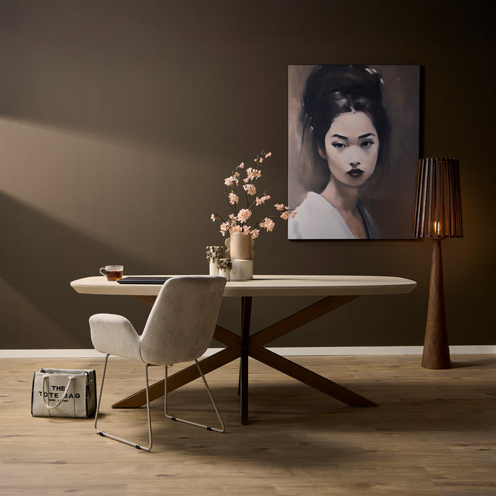 Ovale Eettafel Madison Deens ovaal | Zand