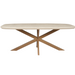 Ovale Eettafel Madison Deens ovaal | Zand