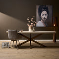 Eettafel Madison Deens ovaal | Sand - Brons