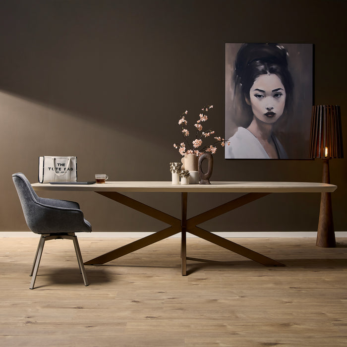 Ovale Eettafel Madison Deens ovaal | Zand