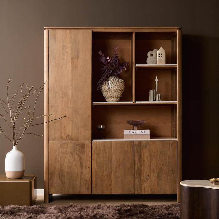 Vakkenkast XL Dallas | Naturel 160cm