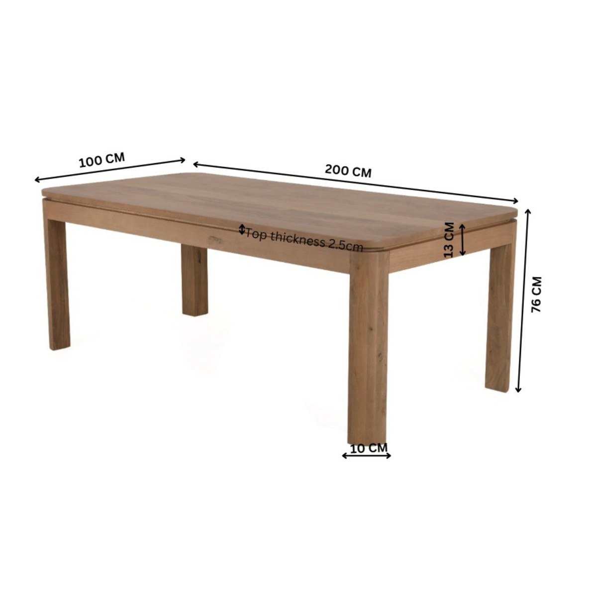 Eettafel Dallas | Naturel