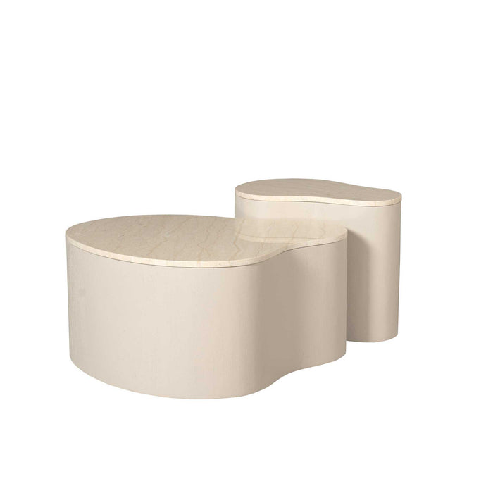 Salontafel Lovi Organisch gevormd | Zand 50cm