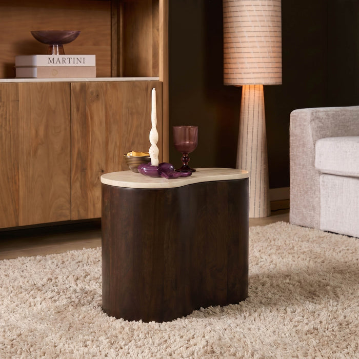Salontafel Lovi Organisch gevormd | Bruin 50cm