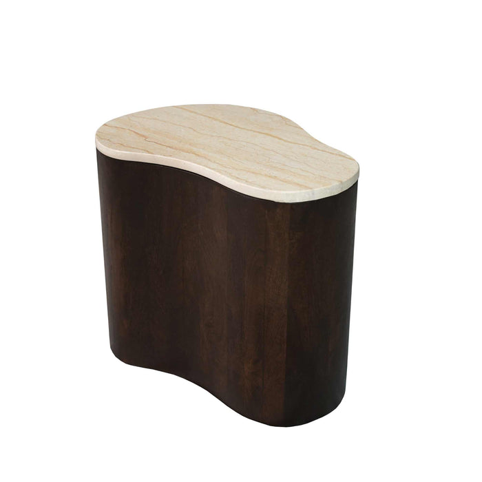 Salontafel Lovi Organisch gevormd | Bruin 50cm