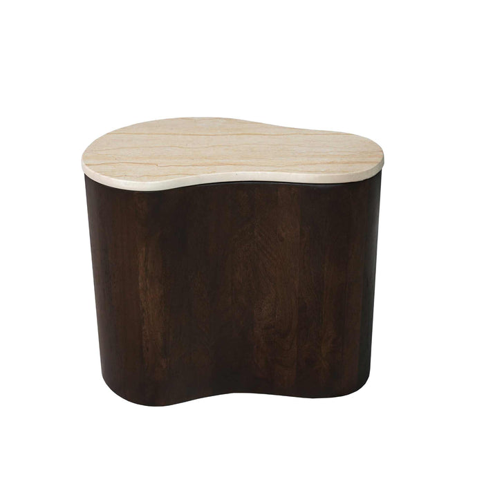Salontafel Lovi Organisch gevormd | Bruin 50cm