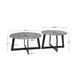 Salontafelset Atlanta Rond | Naturel 70cm