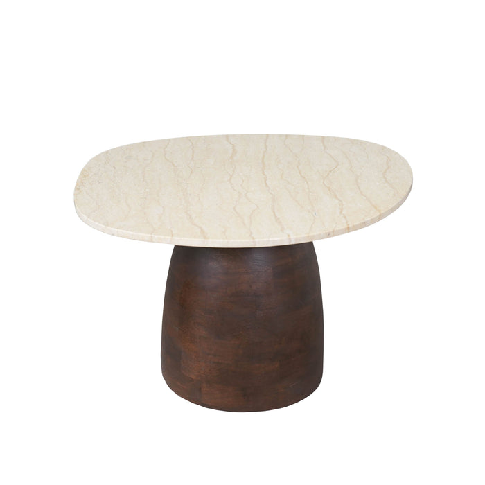 Salontafel Liv Organisch gevormd | Bruin 80cm