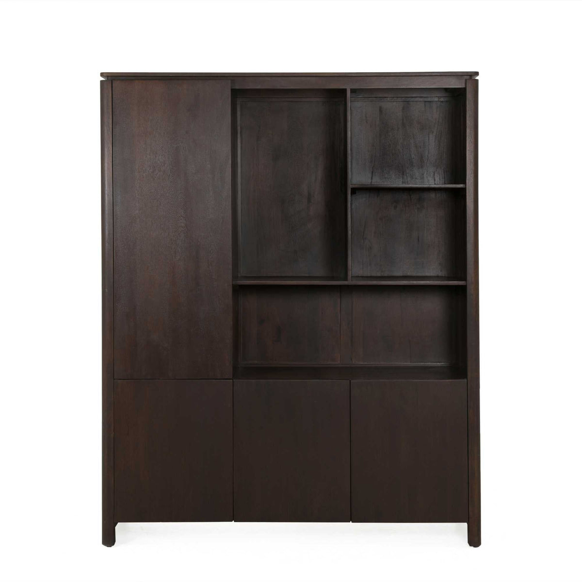 Vakkenkast XL Dallas | Brown 160cm
