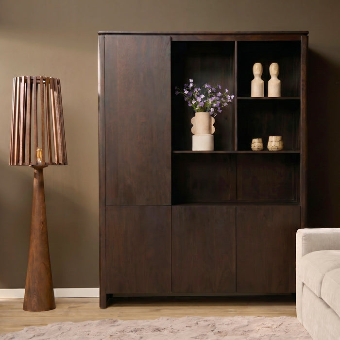 Vakkenkast XL Dallas | Bruin 160cm