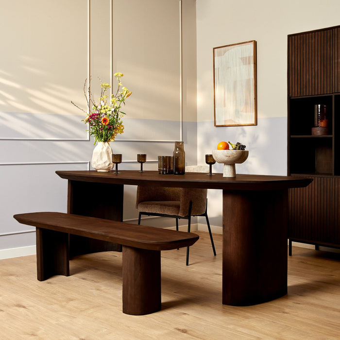 Eetkamerbank Maré Brown | 280cm
