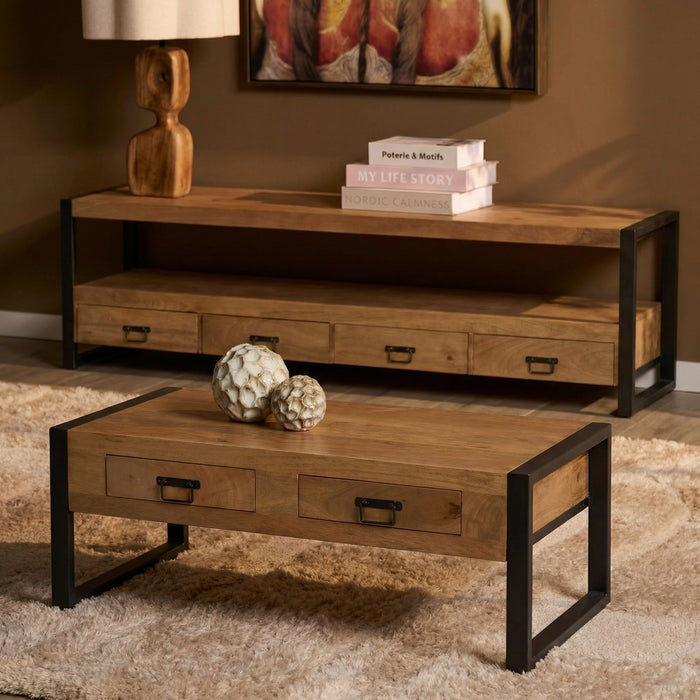 Salontafel Britt | Naturel 120cm