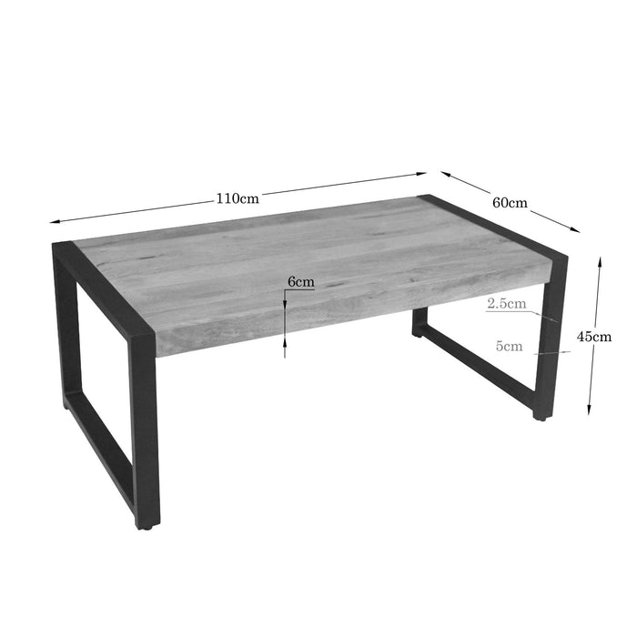 Salontafel Britt | Naturel 110cm