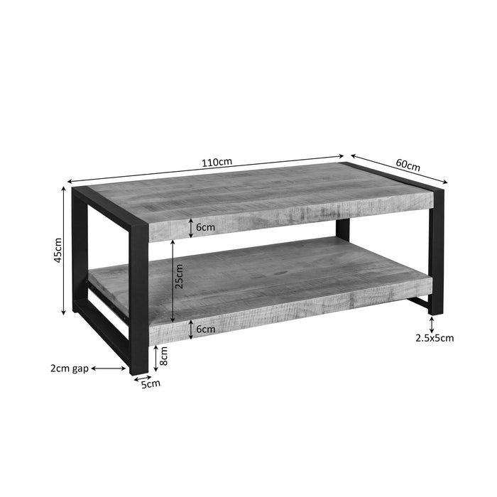 Salontafel Britt | Naturel 110cm
