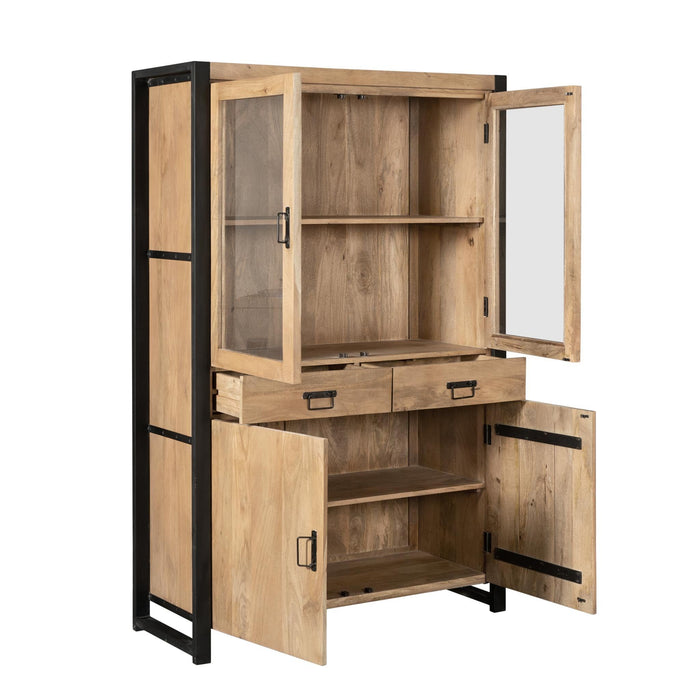 Vitrinekast Britt | Naturel 115cm