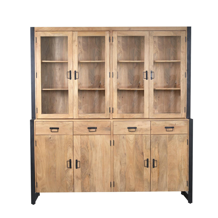 Vitrinekast Britt | Naturel 200cm