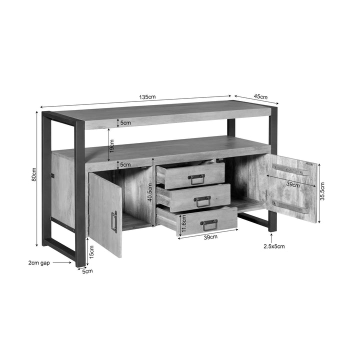 Dressoir Britt | Naturel 135cm