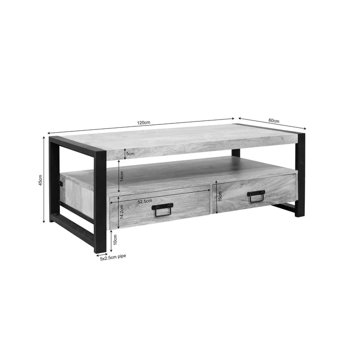 Salontafel Britt | Naturel 120cm