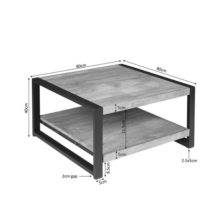 Salontafel Britt | Naturel 80cm
