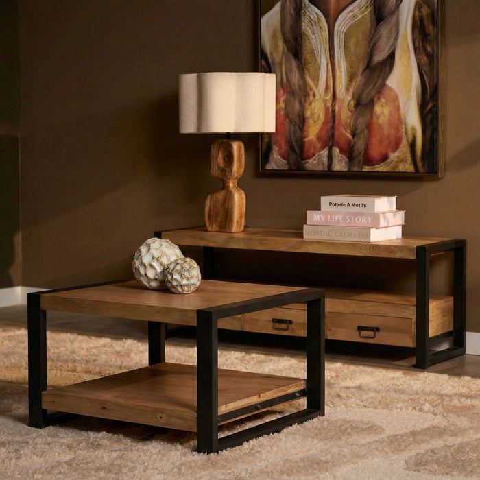 Salontafel Britt | Naturel 80cm