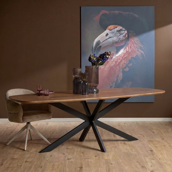 Eettafel Elegance Deens ovaal | Naturel