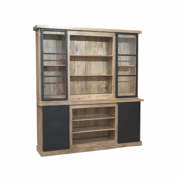 Vitrinekast Noa | Naturel 200cm