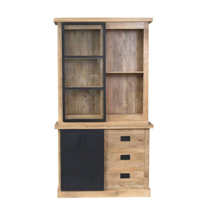 Vitrinekast Noa | Naturel 120cm
