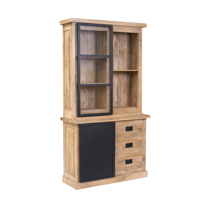 Vitrinekast Noa | Naturel 120cm