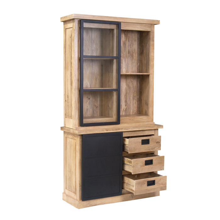 Vitrinekast Noa | Naturel 120cm