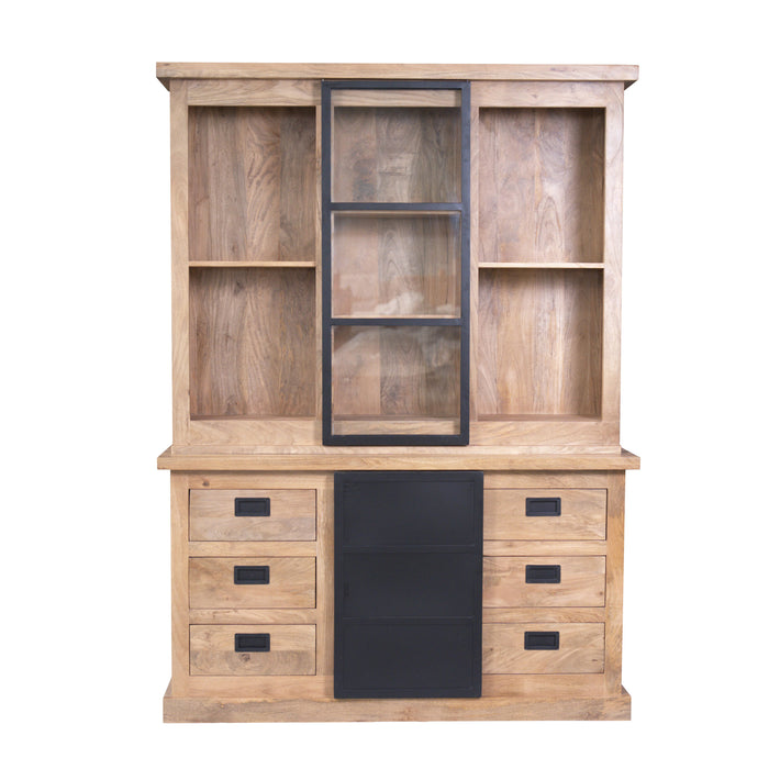 Vitrinekast Noa | Naturel 160cm