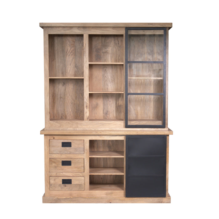 Vitrinekast Noa | Naturel 160cm