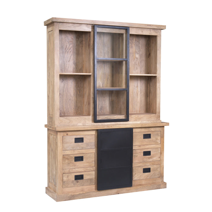 Vitrinekast Noa | Naturel 160cm
