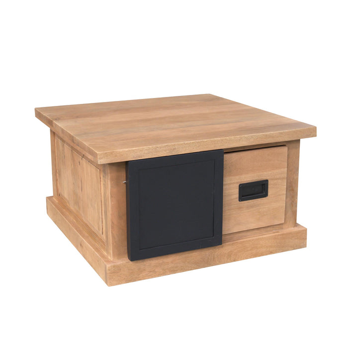 Salontafel Noa Vierkant | Naturel 80cm