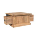 Salontafel Noa Vierkant | Naturel 80cm