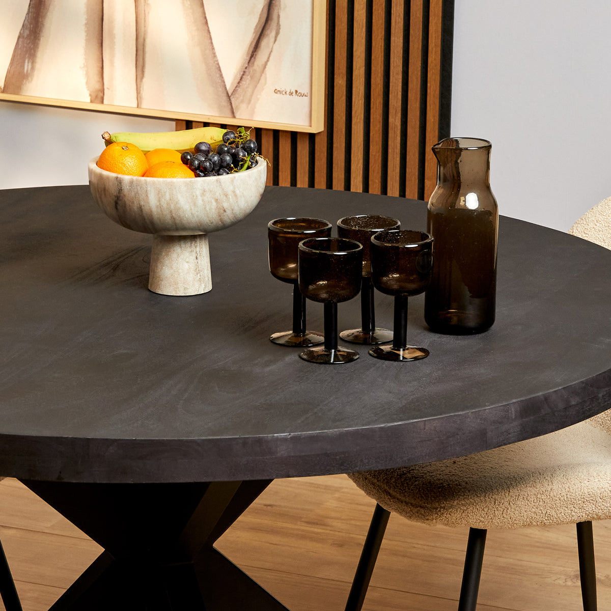 Eettafel Denver Rond | Zwart