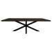 Eettafel Denver Rechthoekig | Zwart
