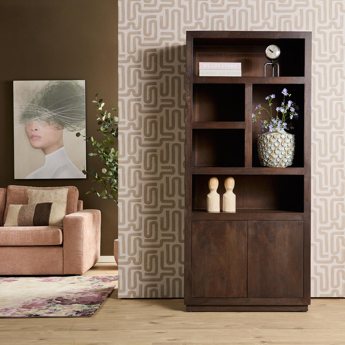 Vakkenkast Brussel | Brown 90cm
