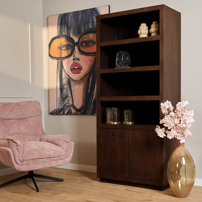 Boekenkast Brussel | Brown 90cm