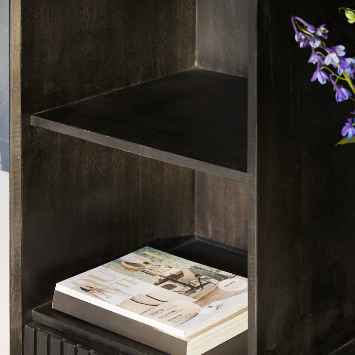 Vakkenkast Madison | Zwart 135cm