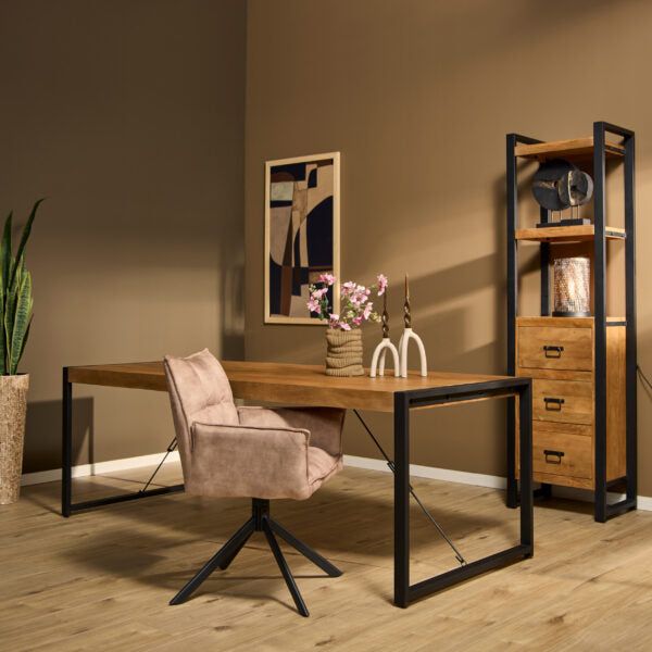 Eettafel Boaz Naturel - 220cm | Recht