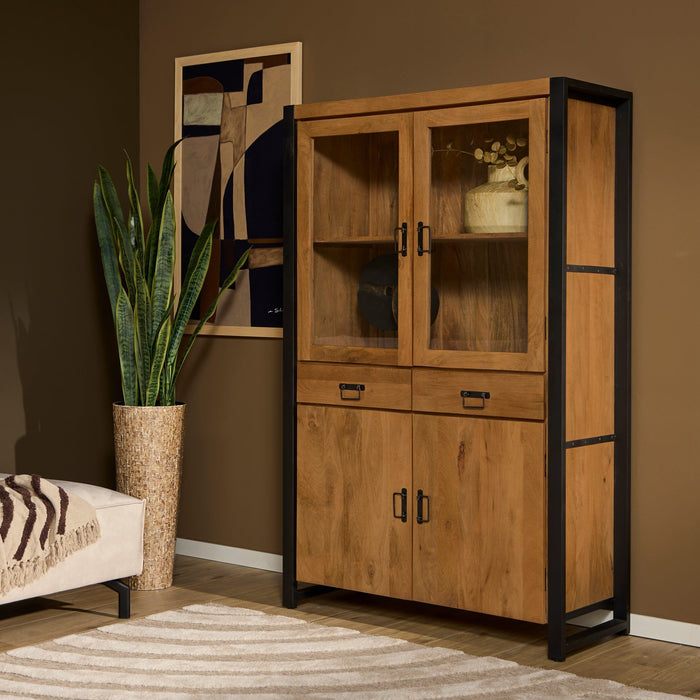 Vitrinekast Boaz | Naturel 115cm