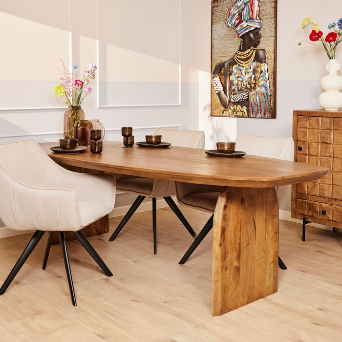 Eettafel Tense Naturel - 240cm | Deens Ovaal