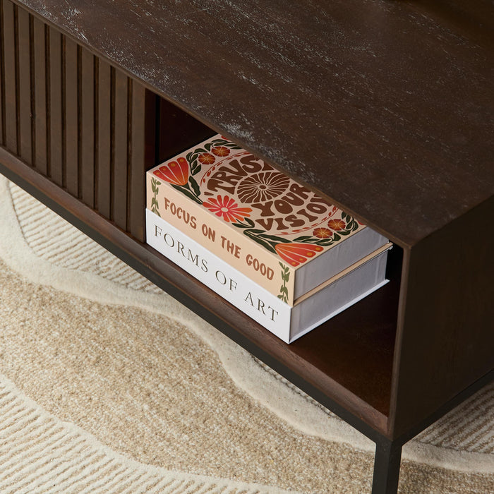 Salontafel Madison Vierkant | Brown 80cm