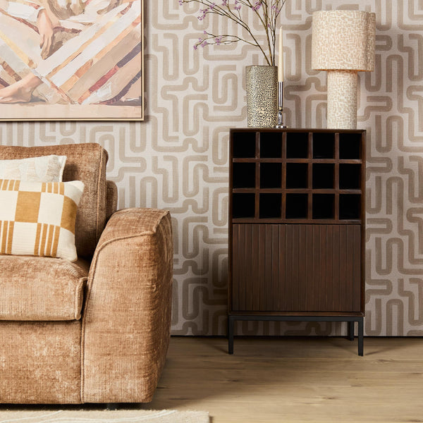 Wijnkast Madison | Brown 55cm